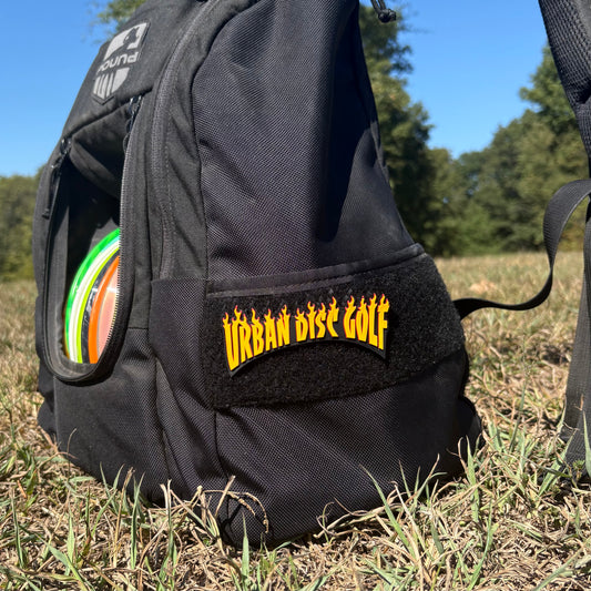 Premium Urban Disc Golf Heat PVC Velcro Patch
